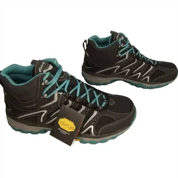 NEW EDDIE BAUER women's lukla pro mid waterproof hiking boots in black